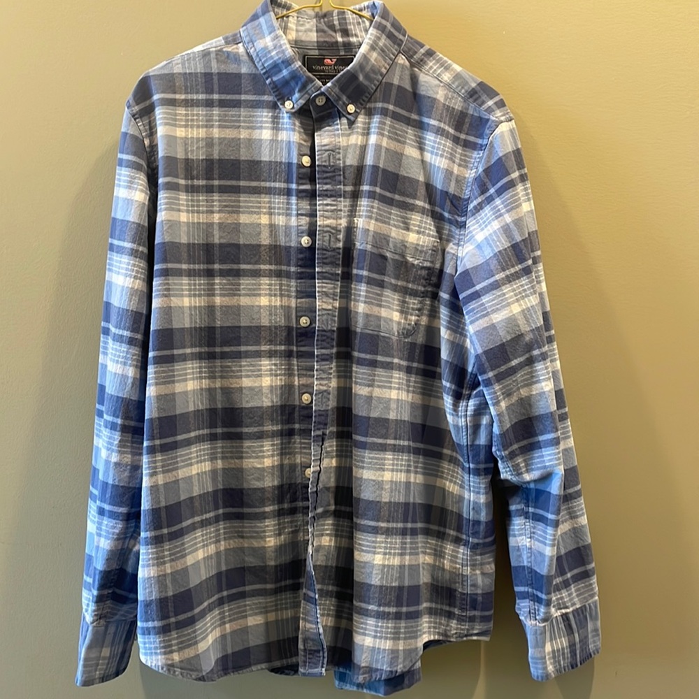 Mens Vineyard Vines Slim Fit Murray Shirt Size L
